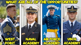 Every US Military Service Academy Explained What are they like [upl. by Adnirb339]