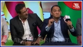 All In Good Fun Azharuddin And Wasim Akram Troll Navjot Sidhu Saeed Anwar At Salaam Cricket [upl. by Arraes]