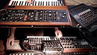 skinnerbox live quarantine 7 with QampA moog  jx3p ableton [upl. by Anidualc]