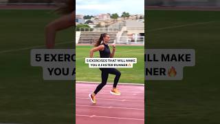 5 EXERCISES TO BECOME A FASTER RUNNER 🔥 training warmup drills [upl. by Leonardo]