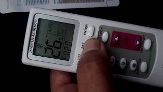 How to Set Universal Air Conditioner Remote Control UrduHindi 2024 [upl. by Flower520]