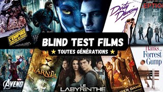 BLIND TEST FILMS  50 EXTRAITS TOUTES GÉNÉRATIONS [upl. by Jabez]