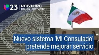 Así funciona el nuevo sistema de solicitud de citas del Consulado General de México en Dallas [upl. by Annaliese609]