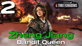 WRATH OF AN OUTLAW  Zheng Jiang  Total War Three Kingdoms  Romance Stream Campaign 2 [upl. by Nylodnarb454]