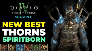 Rock Splitter THORNS Spiritborn Build DESTROYS Torment 4  Diablo 4 [upl. by Whale]