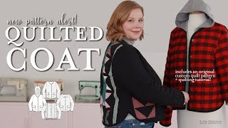 THIS is why youll love Coda Quilted Coat Sewing Pattern new pattern alert [upl. by Einal]