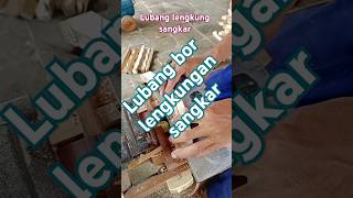 Cage arch drill hole videoshort mesinbor sangkarburung shorts [upl. by Aehtna]