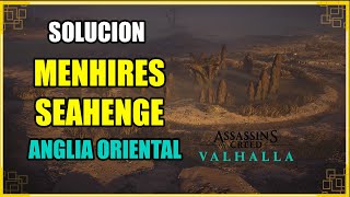 Solución Menhires de Seahenge Anglia Oriental  Assassins Creed Valhalla [upl. by Alesi]