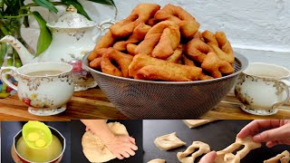 Tibetan Soft Khapse Recipe with Tibetan traditional style Delicious Khabsey RecipeSnack recipe [upl. by Moitoso]