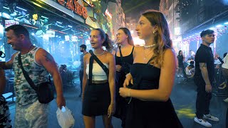 Ho Chi Minh City Nightliffe 2024 Pham Ngu Lao and Bui Vien Walking Street at Night [upl. by Jessey]