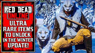 Extremely RARE Red Dead Online Winter UPDATE Items You NEED To Buy Before Its Too Late RDR2 [upl. by Aronoh]