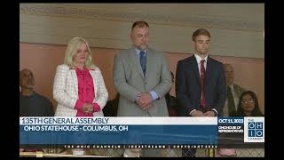 Pastor Artur Pawlowski receives standing ovation in the Statehouse in Ohio [upl. by Assillem9]