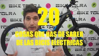 TODO SOBRE LAS BICICLETAS ELÉCTRICAS [upl. by Jocelyne]