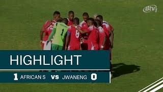 African stars Fc Vs Jwaneng Galaxy FC CAF champions League qualifiers Match highlights 2024 [upl. by Atnek]