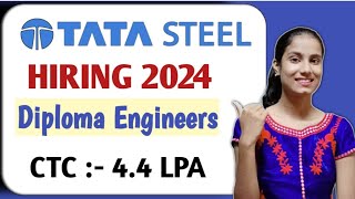 Tata steel requirement 2024।।CTC 44 LPA।।Vlogger Payu [upl. by Idarb]