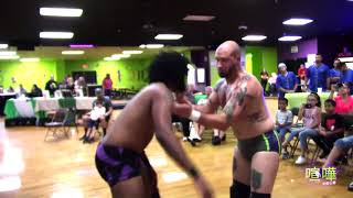 Summer Showdown 80518  Aaron Epic C vs Troy Hollywood BRAWL USA Title Match No Commentary [upl. by Einttirb]