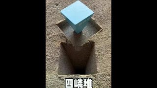 Casting a double pyramid model handmade casting production process [upl. by Akimat]