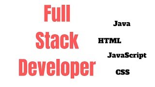 How to be a Full Stack Developer [upl. by Lucier774]