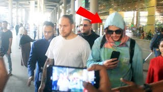 DJ Snake ARRIVES In India  Mumbai Airport FOOTAGE  Holi Party 2019 [upl. by Ahsitul]