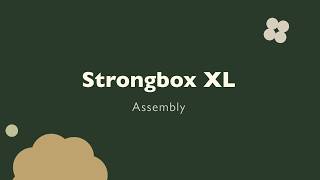 Strongbox XL Shed Assembly [upl. by Knepper]