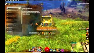 GW2 map completion rewards Queensdale Kessex hillsGendarran Fields Harathi Hinterlands [upl. by Hawken]