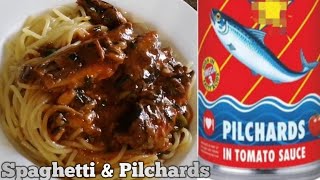 Spaghetti and Pilchards  Easy Recipe [upl. by Fasano396]