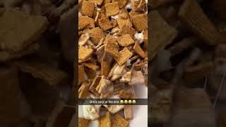 Golden grahams s’mores bars These are so good and so easy to make [upl. by Idnem456]