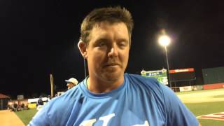 Liberal Bee Jays manager Adam Anderson on grand slam in comefrombehind win [upl. by Ania497]