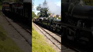 9351 delivers the goods into Crowcombe Heathfield WSR Forties Weekend 14924 [upl. by Airtemad]