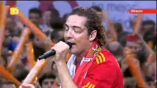 DAVID BISBAL NO HAY DOS SIN TRES  GOL  Live Cadena 100 Madrid 26 2012 [upl. by Arimihc]