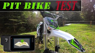 Chinese Pit Bike TEST   GPS SPEED TEST [upl. by Xymenes332]