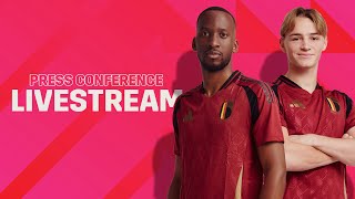 LIVESTREAM  Press conference with Lukebakio and Smets 🇧🇪🎙️  REDDEVILS [upl. by Aile]