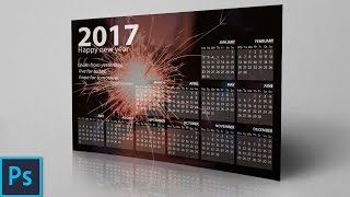 How To Create a Professional Calendar in Photoshop [upl. by Lukasz166]