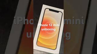 iPhone 12 mini unboxing  shorts [upl. by Ramhaj]