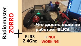 Radiomaster ZORRO Что нажать если не работает внутренний модуль ELRS 24GHz not working EDGETX [upl. by Neumark]