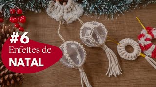 Como fazer ENFEITES DE NATAL gastando pouco  Idéias para decoração da árvore de natal tutorial [upl. by Yrffoeg283]