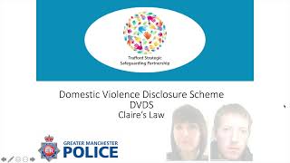 Clares Law  Domestic Violence Disclosure Scheme [upl. by Caras]