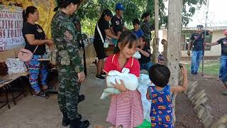 PNP SAF and AEGPDII FEEDING E LABUKAY ELEMENTARY SCHOOL SAN ISIDRO LEYTE [upl. by Leemaj]