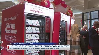 Columbus now hosting Giving Machines for the holidays [upl. by Juakn]