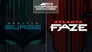 Winners Round 2  VancouverSurge vs AtlantaFaZe  Championship Weekend  Day 2 [upl. by Adnaral]