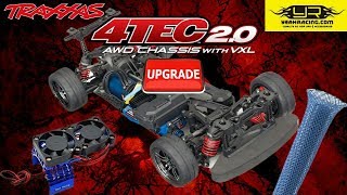 Traxxas 4Tec 20 Ugrade Part Eight Yeah Racing Fan and Wire Mesh [upl. by Valentino]