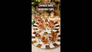 Chinese Bhel Wonton Cups [upl. by Andreas]