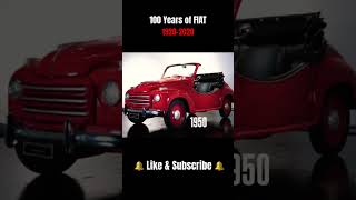 100 years of FIAT  Classic Cars cars history short shorts shortsviral shortsfeed shortvideo [upl. by Tray]