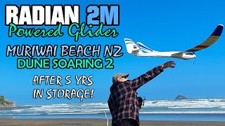 Radian Glider 2M  Dune Soaring 2  Muriwai Beach NZ [upl. by Kaliope721]