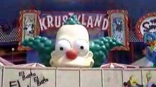 Simpsons Ride  Krusty the Clown Eyes [upl. by Hareehahs]