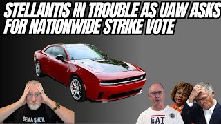 Stellantis In Trouble As Fain Asks UAW To Completely Authorize Strike Nationwide [upl. by Edmondo504]