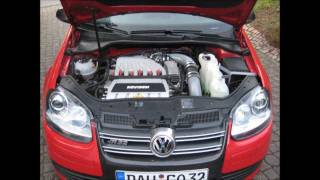 VW Golf V R32 Compressor Supercharged 402HP470NM  Novidem Fasttech [upl. by Nodnas]