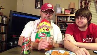 Sabritones Chili amp Lime Puffed Wheat Snacks  The Beer Review Guy [upl. by Eiznik470]