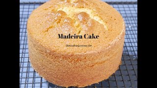 Madeira Cake from Scratch100 Guranteed [upl. by Lorrayne]