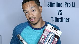 Andis Slimline Pro Li Vs Andis TOutliner  Full Review [upl. by Pinette]